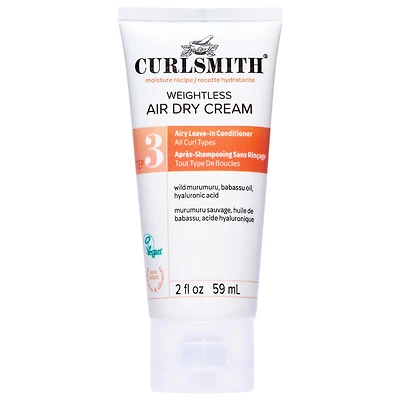 Curlsmith Mini Weightless Air-Dry Leave-in Conditioning Cream 2 oz/59 mL