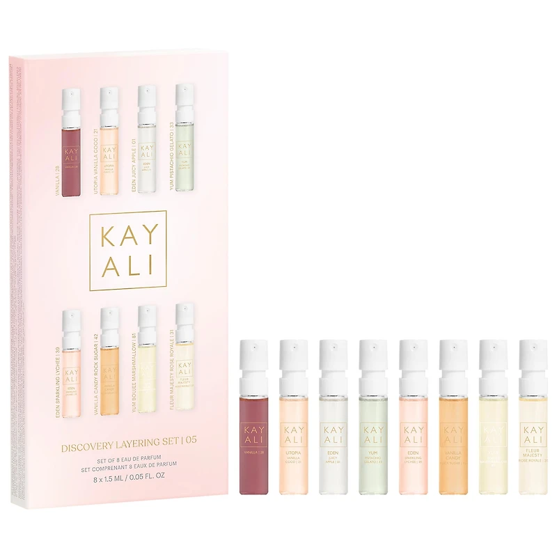 KAYALI Discovery Layering Mini Perfume Sampler Set