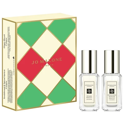Jo Malone London Mini Ginger Biscuit + Sandalwood & Spiced Apricot Cologne Duo Gift Set