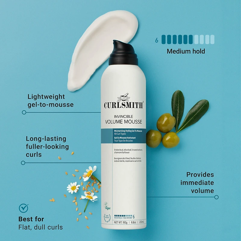 Invincible Moisturizing Gel to Mousse Styling Foam