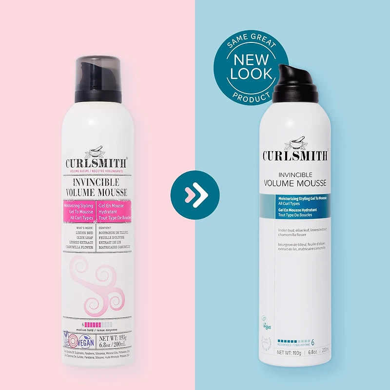 Invincible Moisturizing Gel to Mousse Styling Foam