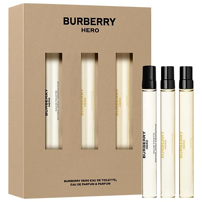 Burberry Hero Men's Travel Spray Trio Gift Set