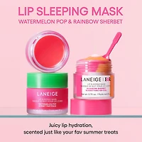 Masque de nuit pour les lèvres hydratation intense avec vitamine C.