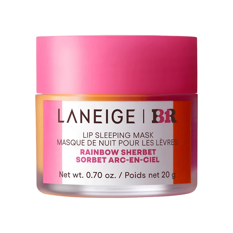 Masque de nuit pour les lèvres hydratation intense avec vitamine C.