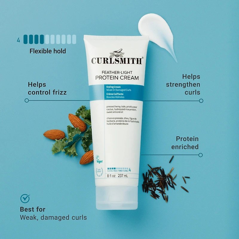 Feather-Light Protein Curl Cream
