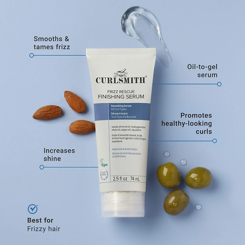 Frizz Rescue Shine and Define Curl Finishing Serum