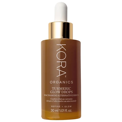 KORA Organics Turmeric Glow Drops Pore-Minimizing Niacinamide Alternative Serum 1.01 oz/30 mL
