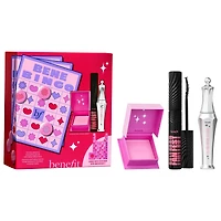 Benefit Cosmetics Benebingo full-size mascara, brow setting gel & blush makeup gift set
