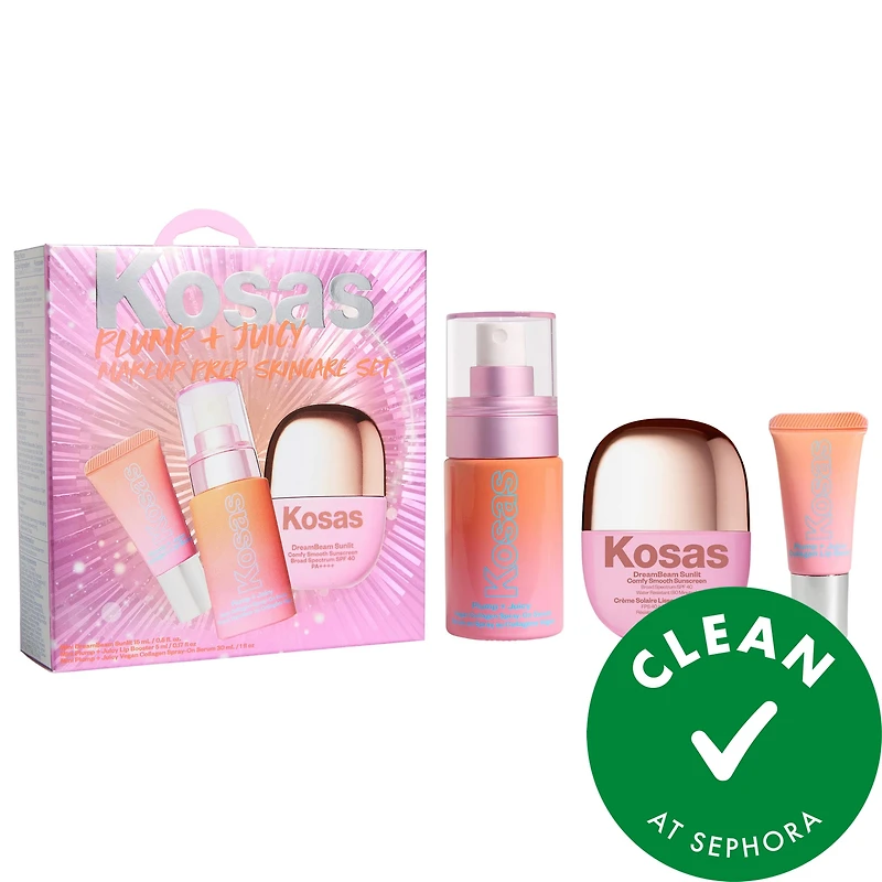 Kosas Plump & Juicy Makeup Prep Skincare Set