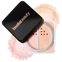 HUDA BEAUTY Easy Bake Loose Powder Brightening + Correcting Duo 2 x 0.22 oz/2 6.5 g