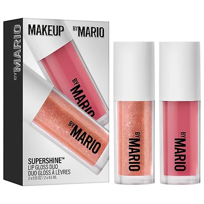 MAKEUP BY MARIO Hydrating SuperShine™ Lip Gloss Duo Gift Set 2 x 0.17 oz/2 x 5 mL