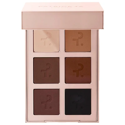 PATRICK TA Major Dimension Essential Artistry Edit Eyeshadow Palette 6 x 0.06 oz/1.8 g