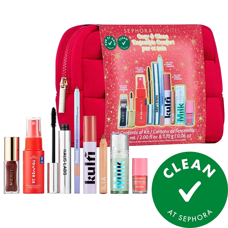 Sephora Favorites Cozy & Clean Makeup Value Set