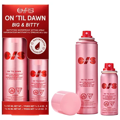 ONE/SIZE by Patrick Starrr On 'Til Dawn Mattifying Waterproof Setting Spray Big & Bitty Duo