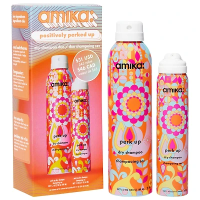 amika Positively Perked Up Dry Shampoo Set