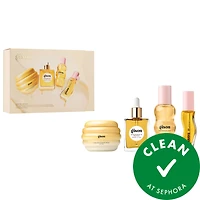 Gisou Glow All The Way Hair and Lip Gift Set