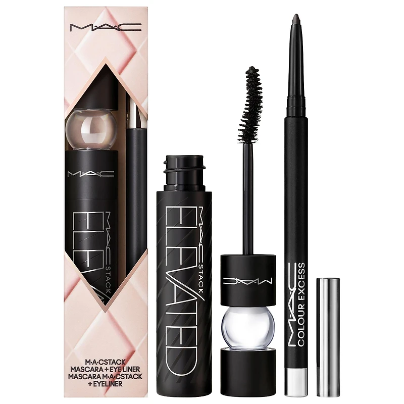 MAC Cosmetics Foreseeable Future Eye Kit With M·A·Cstack Elevated Mascara And Colour Excess Gel Pencil Eyeliner