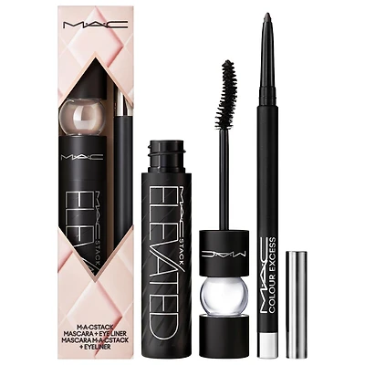 MAC Cosmetics Foreseeable Future Eye Kit With M·A·Cstack Elevated Mascara And Colour Excess Gel Pencil Eyeliner