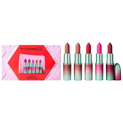 MAC Cosmetics Less Is Bore Lip Kit With X5 Mac M·A·Cximal Silky Matte Lipsticks