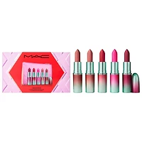 MAC Cosmetics Less Is Bore Lip Kit With X5 Mac M·A·Cximal Silky Matte Lipsticks