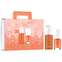 Sunday Riley HOME + AWAY BRIGHTEN, REVITALIZE + GLOW WITH CEO 15% VITAMIN C SERUM