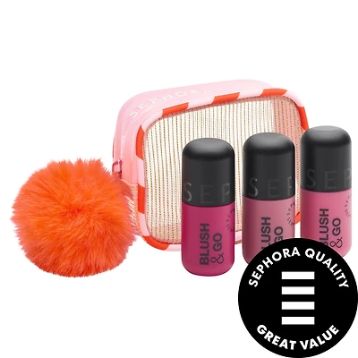 SEPHORA COLLECTION Blush & Go Trio Makeup Gift Set