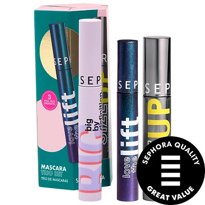 SEPHORA COLLECTION Mascara Trio Makeup Gift Set 0.27 oz/8 ml