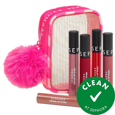 SEPHORA COLLECTION 5pc Cream Lip Stain Makeup Gift Set