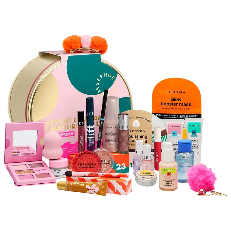 SEPHORA COLLECTION Premium Makeup & Skincare Advent Calendar Gift Set