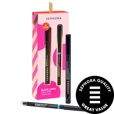 SEPHORA COLLECTION Black Eyeliner Duo Gift Set