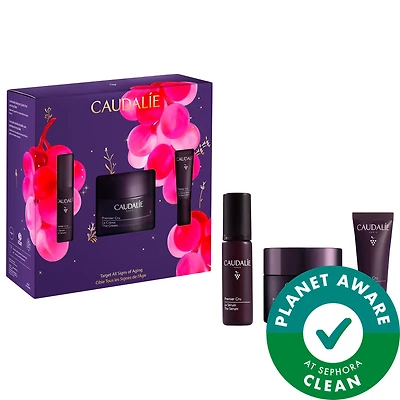Caudalie Premier Cru Anti-Aging Routine for Fine Lines and Wrinkles