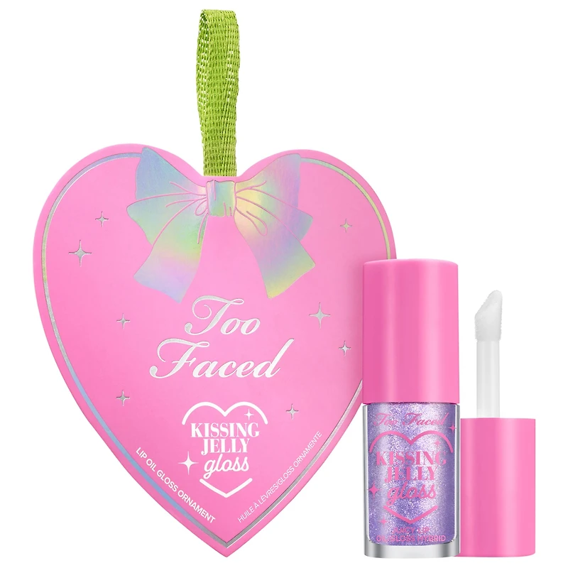 Too Faced Kissing Jelly Lip Oil Lip Gloss Ornament 0.15 oz/4.5 mL
