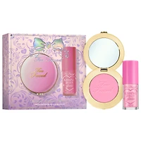 Too Faced Dream A Little Dream Makeup Gift Set: Cloud Crush Blush & Kissing Jelly Lip Oil 0.32 oz