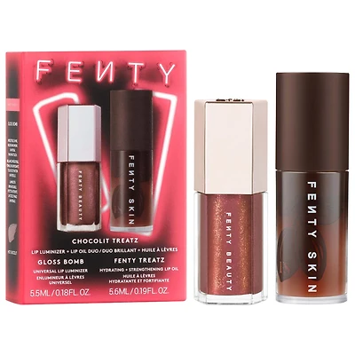 Fenty Beauty by Rihanna Chocolit Treatz Lip Luminizer + Lip Oil Duo