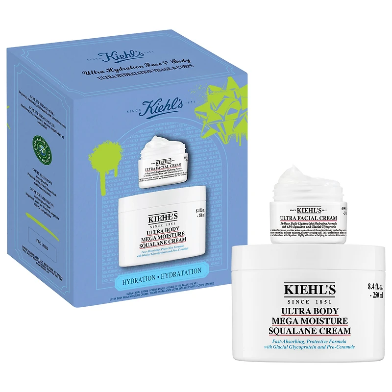 Kiehl's Since 1851 Ultra Hydration Face & Body Gift Set 8.5 oz/250 mL