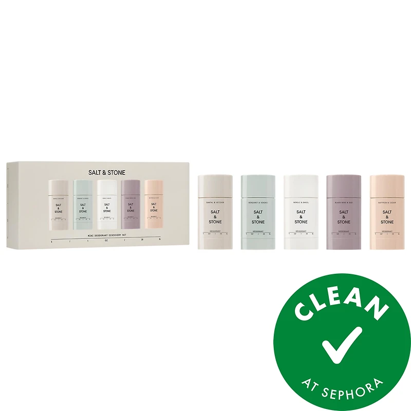 Salt & Stone Mini Deodorant Discovery Set