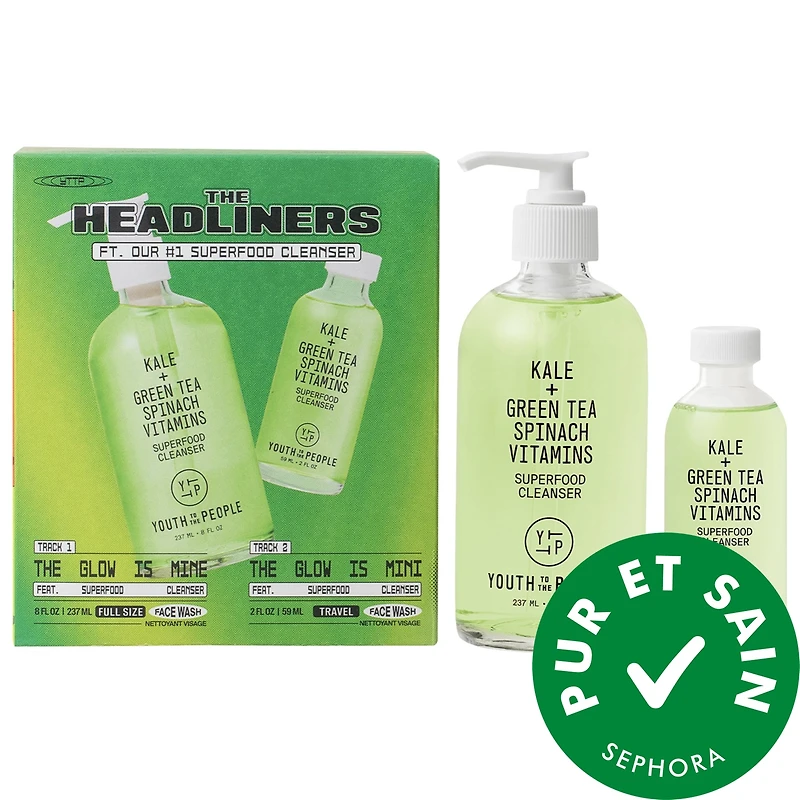 Nettoyant aux antioxydants et superaliments rechargeable