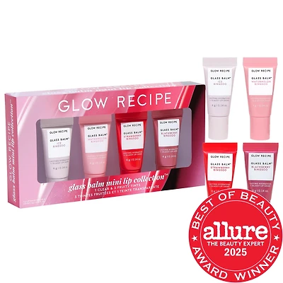 Glow Recipe Mini Glass Balm Lip Collection Gift Set