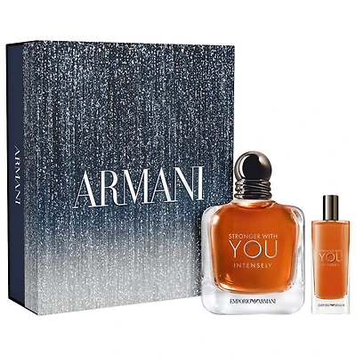 Armani Beauty Stronger With You Intensely Eau de Parfum Cologne Gift Set