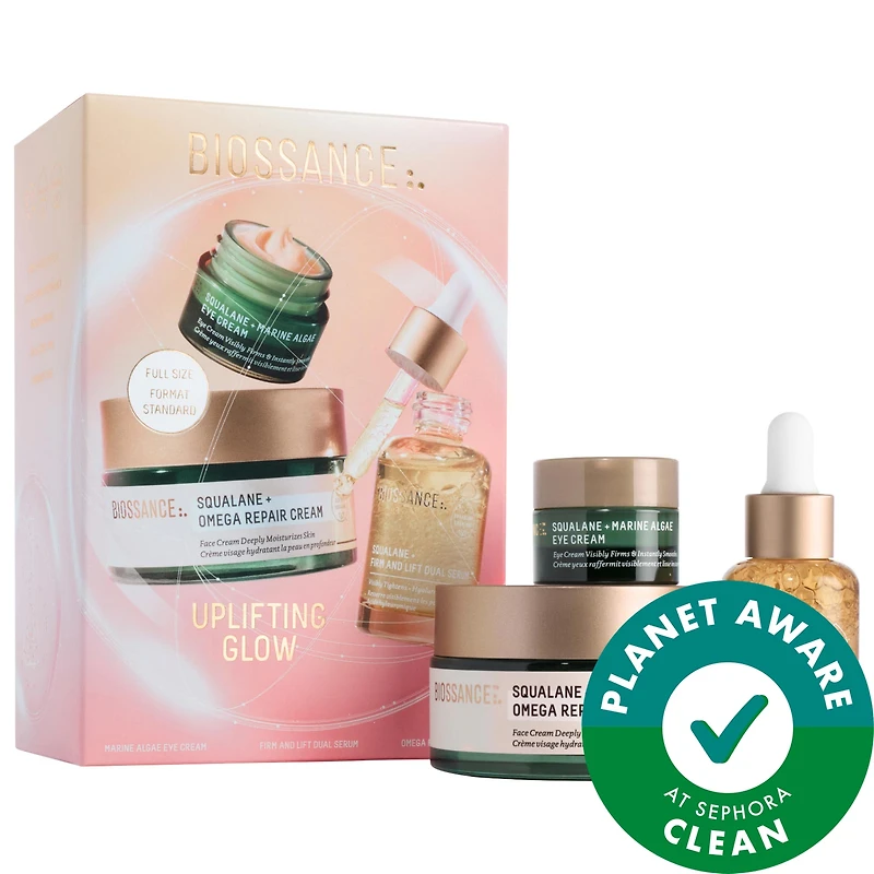 Biossance Uplifting Glow Skincare Set