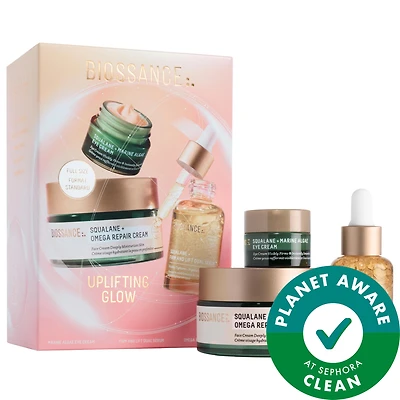 Biossance Uplifting Glow Skincare Set