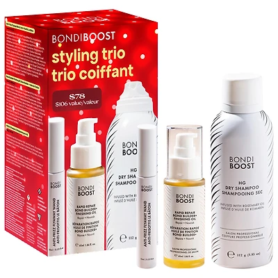 BondiBoost Holiday Styling Gift Set for Volume + Heat Protection + Flyaway Control