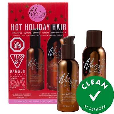 Messy by Alli Webb Rough Dry Hair Styling Cream & Instant Silk Revival Spray Set