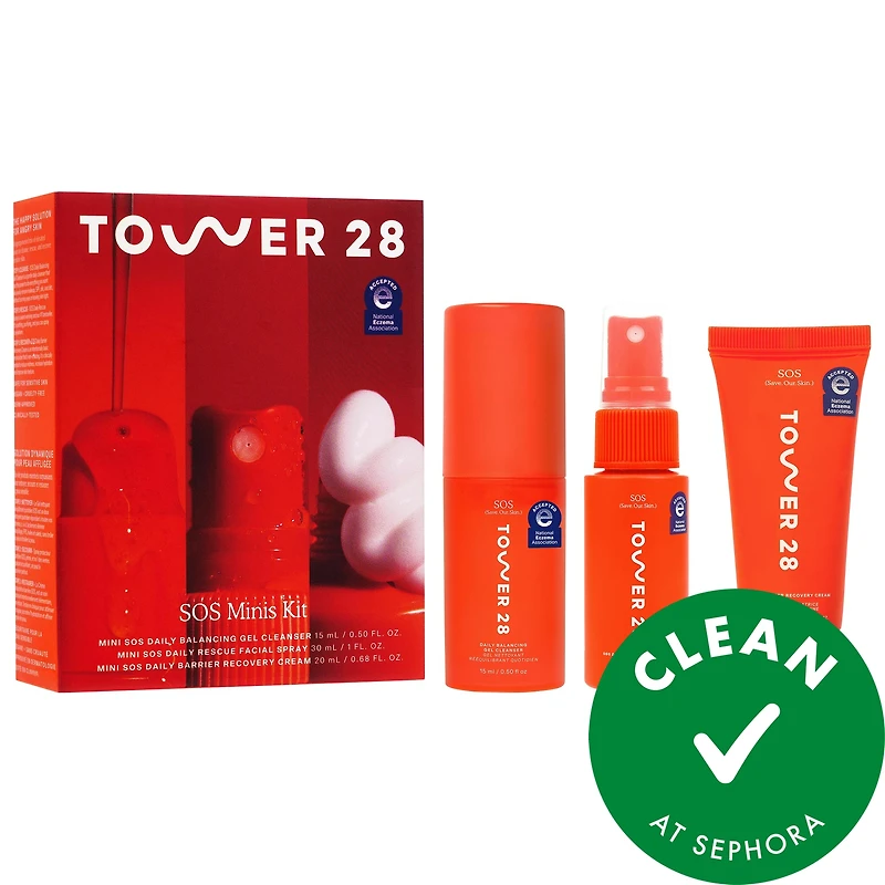 Tower 28 Beauty Mini SOS Skincare Bestsellers Set