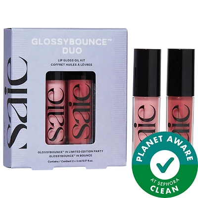 Saie Glossybounce™ Lip Gloss-Oil Duo Gift Set
