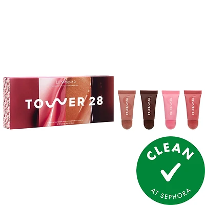 Tower 28 Beauty Mini Lil' Softies LipSoftie Lip Treatment Set 0.17 oz/4.8 g