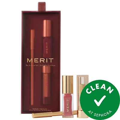 MERIT The Archival Lip Essentials Gift Set
