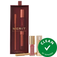 MERIT The Archival Lip Essentials Gift Set