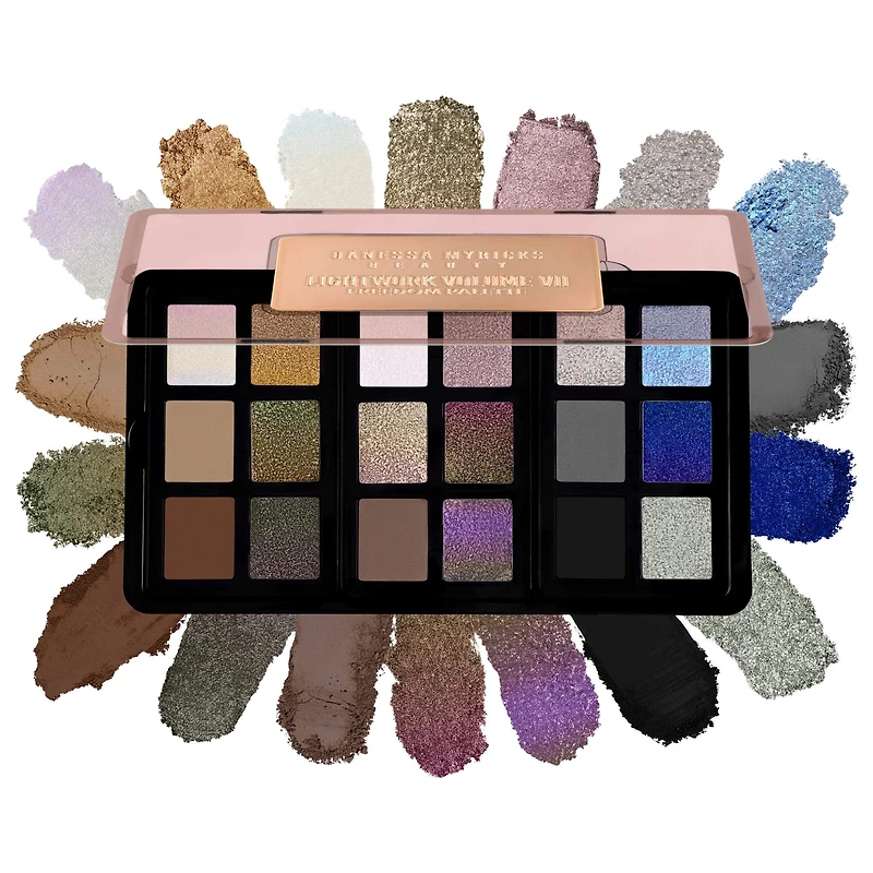 Danessa Myricks Beauty LIGHTWORK VII The Freedom Makeup Palette: Magnetic, Customizable, Stackable Palette with Illuminating Pigments for Eyes, Face & Lips 21.6g / 0.72 oz