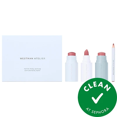 Westman Atelier Mini Petal Edition Cheek and Lip Gift Set 0.09 oz/2.5 g